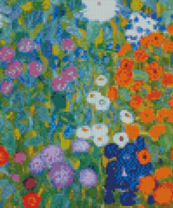 Klimt Flower Garden Diamond Painting