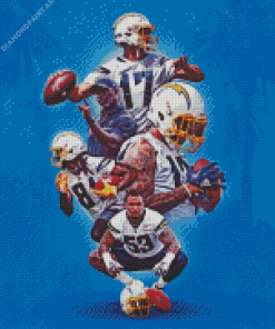 Los Angeles Chargers Players Diamond Painting
