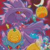 Mega Mismagius Pokemon Halloween Diamond Paintings