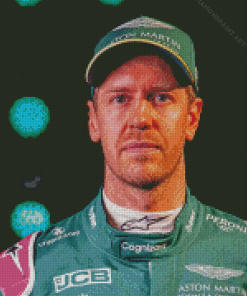 Motorsports Driver Sebastian Vettel Diamond Paintings
