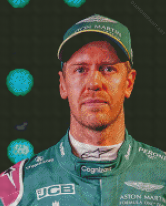 Motorsports Driver Sebastian Vettel Diamond Paintings