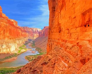 Nankoweap Trail In Grand Canyon Arizona Diamond Paintings