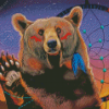 Native Bear Animal Art Diamond Painting