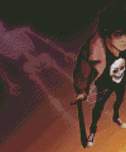 Nico Di Angelo And Skeleton Shadow Diamond Painting