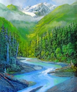 Olympic National Forest Park Art Diamond Painting