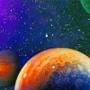 Planets And Stars Diamond Painting