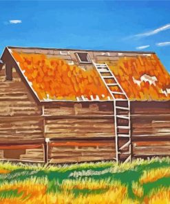 Prairie Landscape Illustration Art Diamond Painting