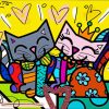 Romero Britto Cats Diamond Painting