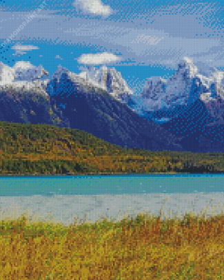 Skagway Alaska Landscape Diamond Painting