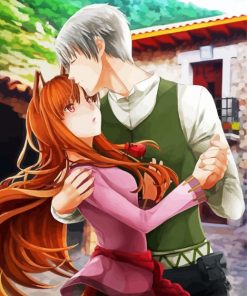 Spice And Wolf Holo And Kraft Lawrence Diamond Painting