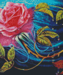 The Butterfly Rose Diamond Painting