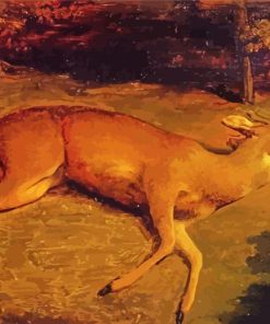 The Dead Doe Gustave Courbet Diamond Painting