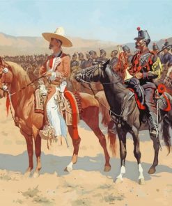 The Mexican Major By Frederic Remington Diamond Painting