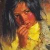 Tibet Girl Art Diamond Paintings