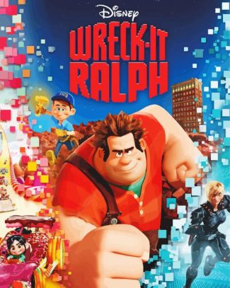 Wreck It Ralph Animation Poster Diamond Painting