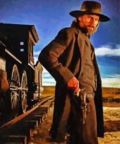 Abstract Hell On Wheels Character Diamond Painting