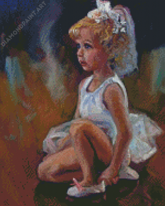 Adorable Little Ballerina Diamond Painting