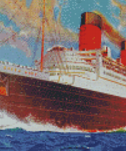 Aesthetic Cruise Liner Diamond Painting