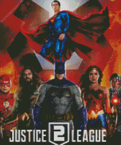 Aesthetic Justice League Diamond Painting