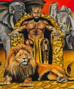 Aesthetic African King Diamond Painting