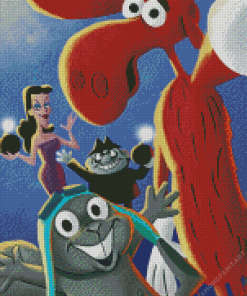 Aesthetic Rocky And Bullwinkle Diamond Painting