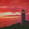 Beautiful View In North Head Lighthouse Diamond Paintings