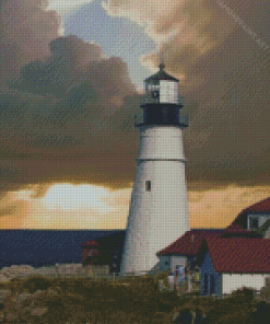 Castle Rock Entertainment Lighthouse Diamond Painting