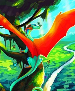 Cool Wings Of Fire Diamond Painting