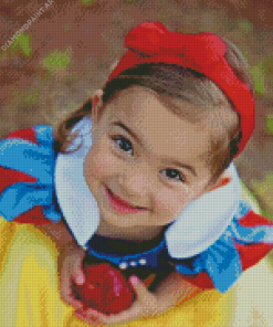 Cutie Wearing Snow White Costume Diamond Paintings