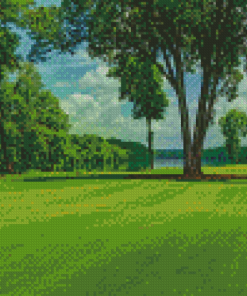 Golf Course Augusta Diamond Painting