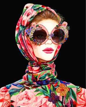 Gucci Classy Woman Diamond Painting
