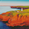 Lighthouse In Prince Edward Island Diamond Painting