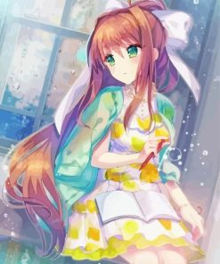 Monika Anime Character Diamond Paintings
