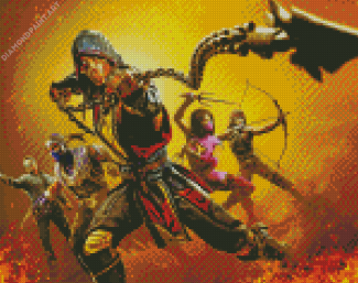 Mortal Kombat 11 Game Diamond Painting