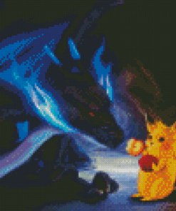 Pikachu Charizard X Art Diamond Paintings