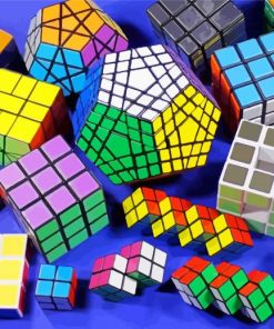 Rubiks Cubes Diamond Paintings