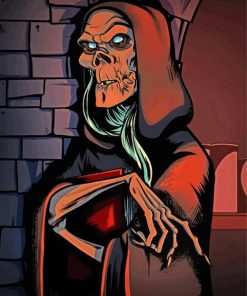 Scary Crypt Keeper Character Diamond Paintings