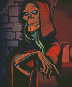Scary Crypt Keeper Character Diamond Paintings