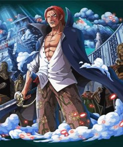Shanks One Piece Manga Anime Diamond Painting