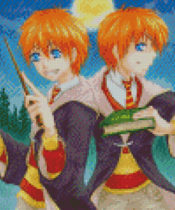 The Brothers Weasley Twins Art Diamond Painting