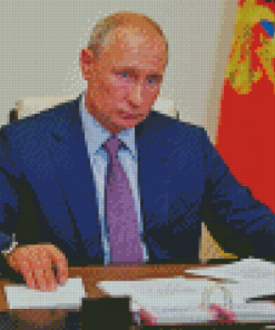 The Russian President Vladimir Putin Diamond Painting