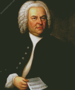 Vintage Johann Sebastian Bach Diamond Painting