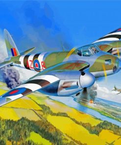 War De Havilland Mosquito Diamond Painting