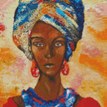 Woman Afrikaanse Vrouw Diamond Paintings