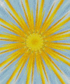Abstract Sun Diamond Painting