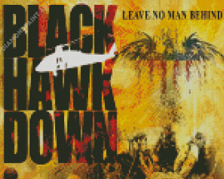 Black Hawk Down Poster Diamond Painting