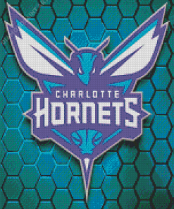 Charlotte Hornets Basketball Team Logo Diamond Painting