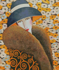 Classy Woman In Hat Diamond Painting