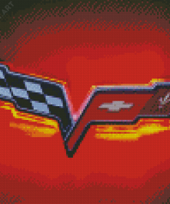 Corvette Emblem Diamond Painting