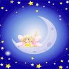 Fairy On The Moon Cartoon Diamond Painting